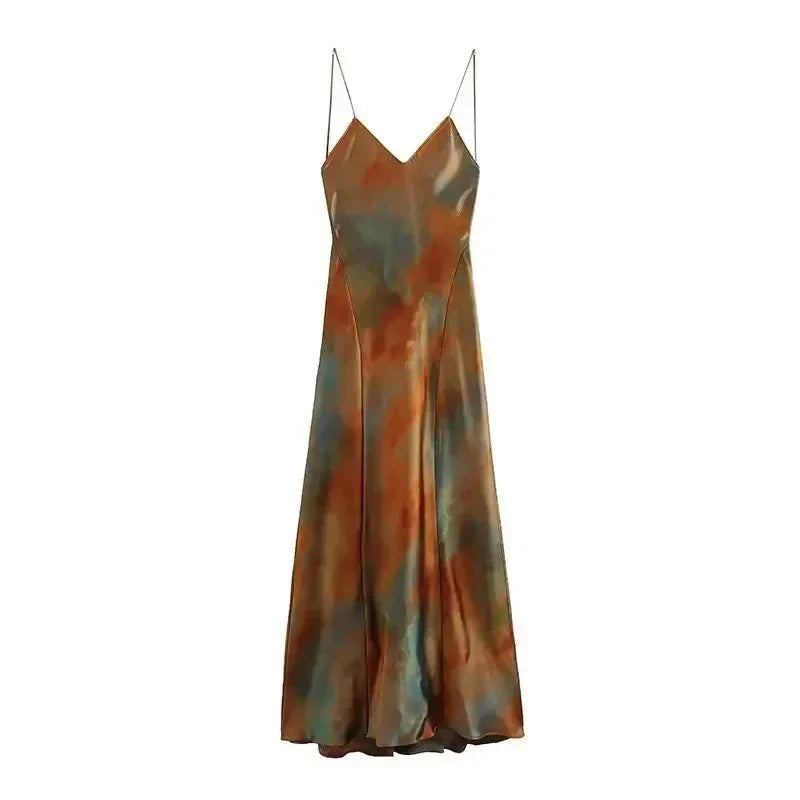 Women's Open Back Sleeveless Dress