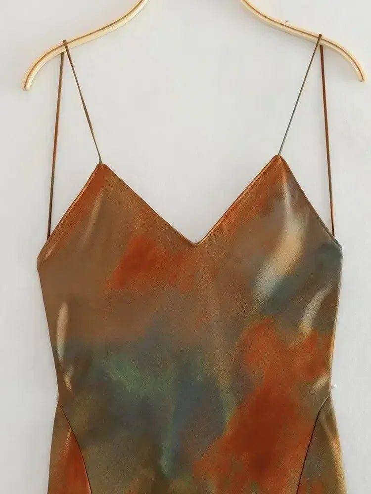Women's Open Back Sleeveless Dress