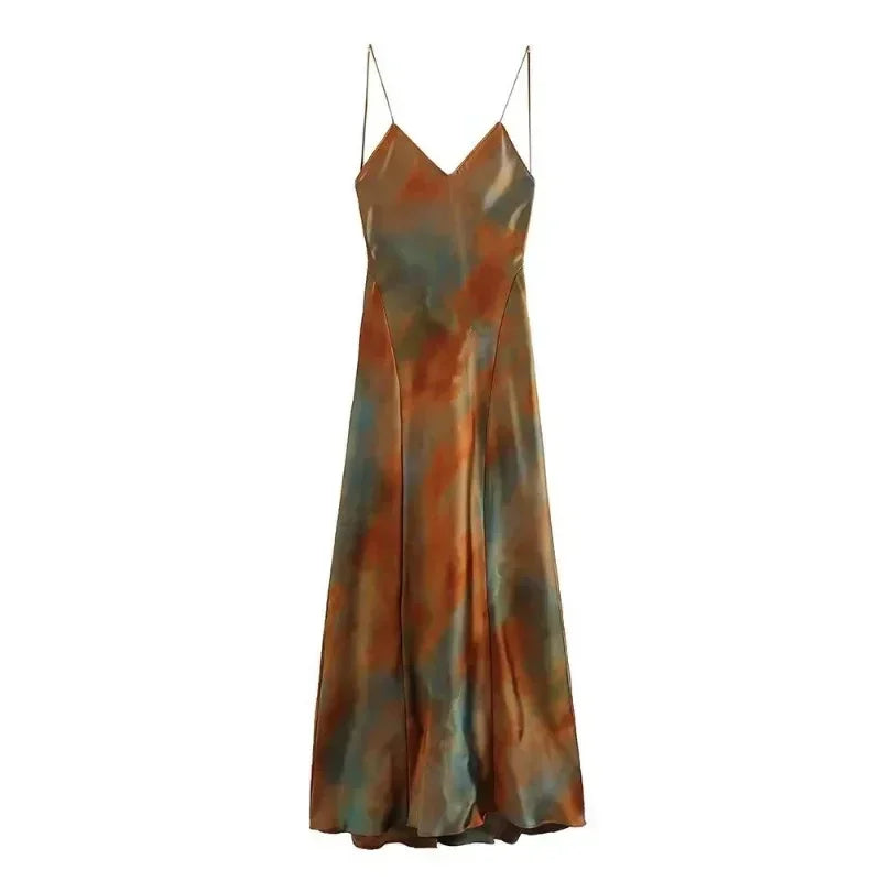 Women's Open Back Sleeveless Dress