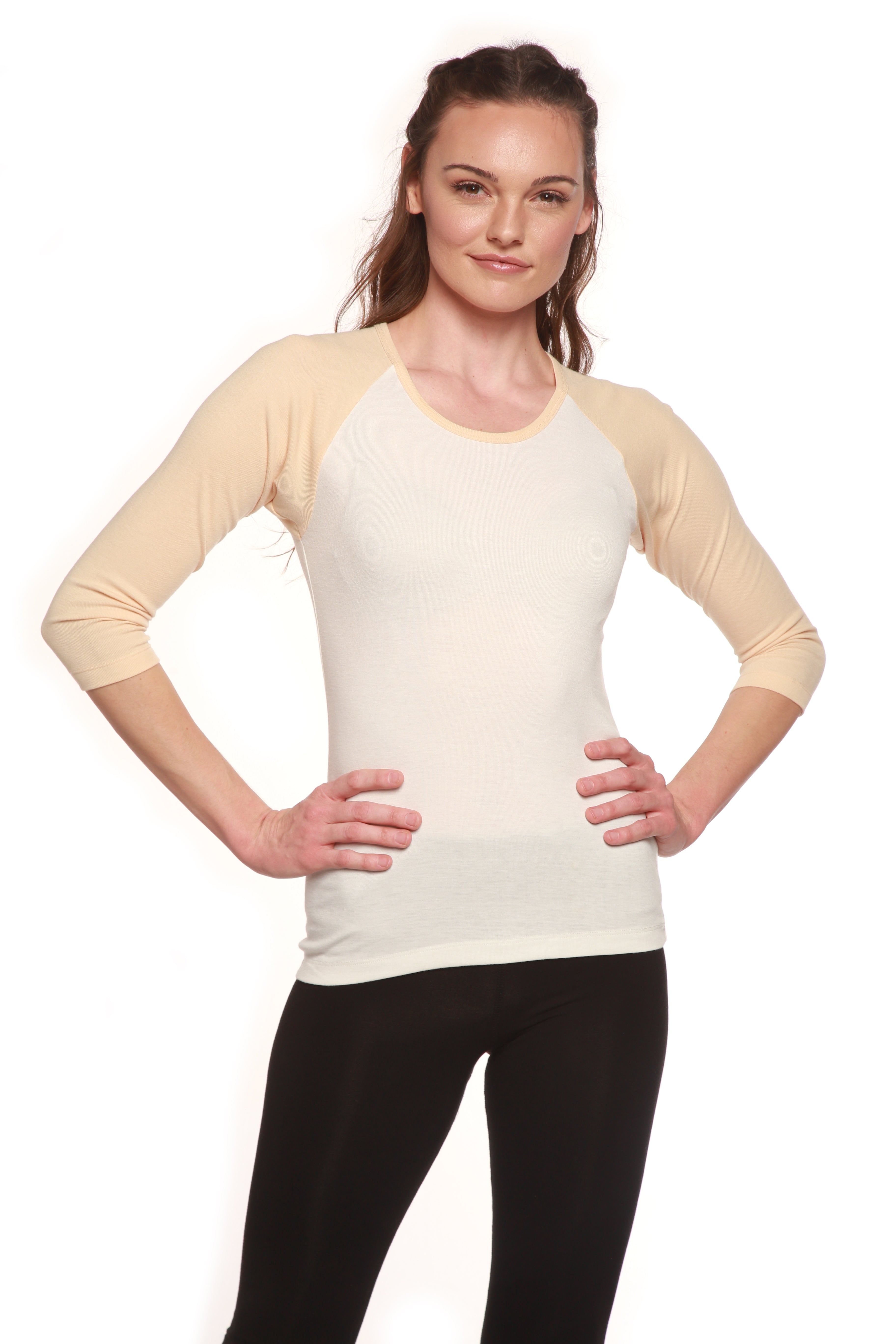 Women's Bamboo  3/4 Sleeve T-Shirt
