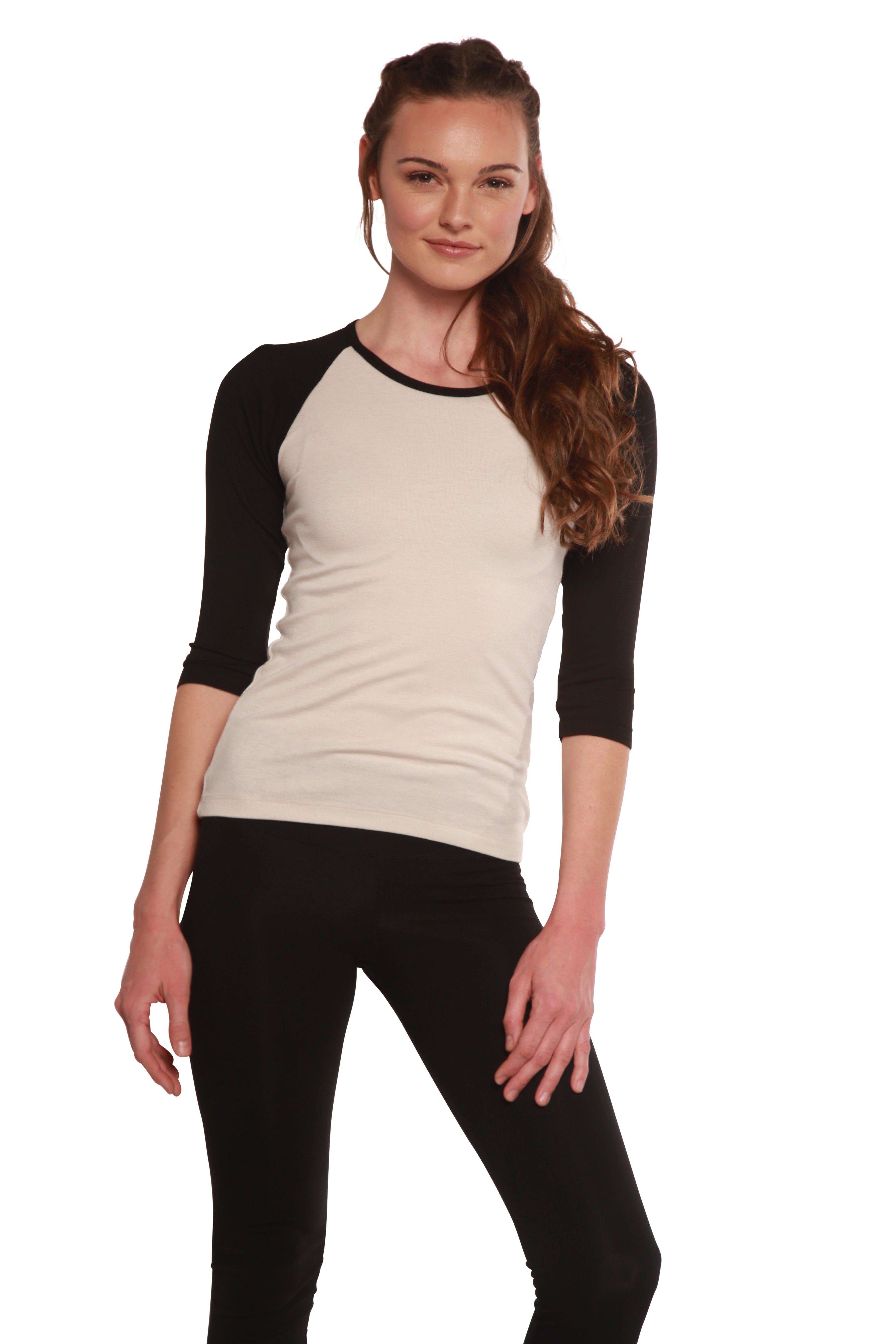 Women's Bamboo  3/4 Sleeve T-Shirt
