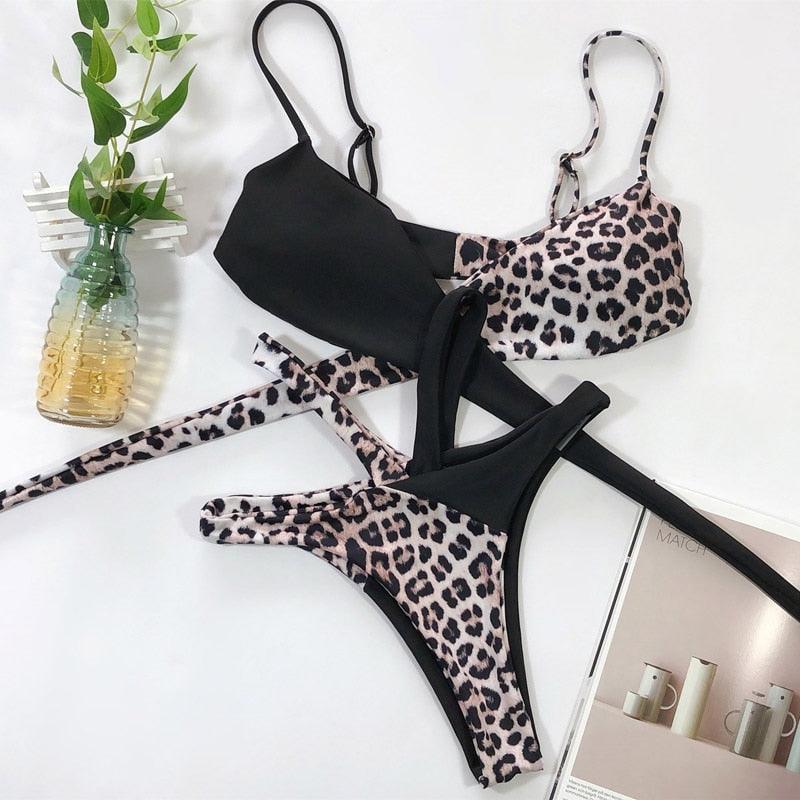 Women High Waist Bikini Swimsuit
