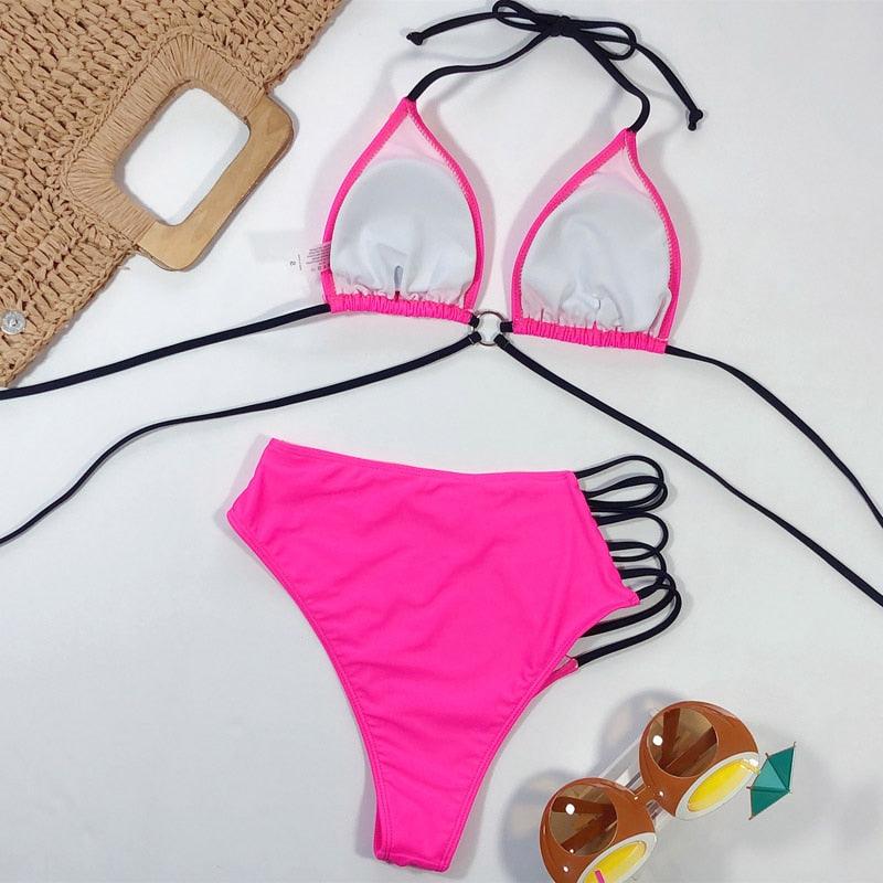 Women High Waist Bikini Swimsuit