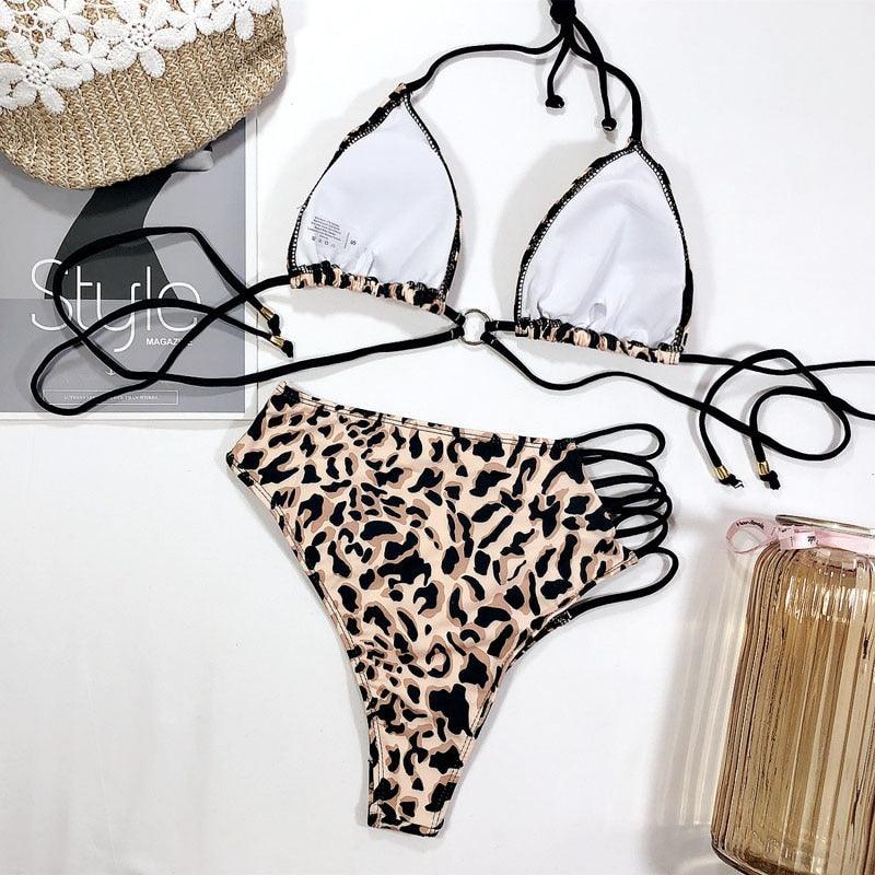Women High Waist Bikini Swimsuit