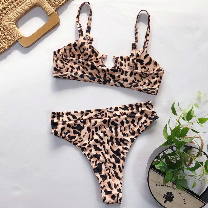 Women High Waist Bikini Swimsuit
