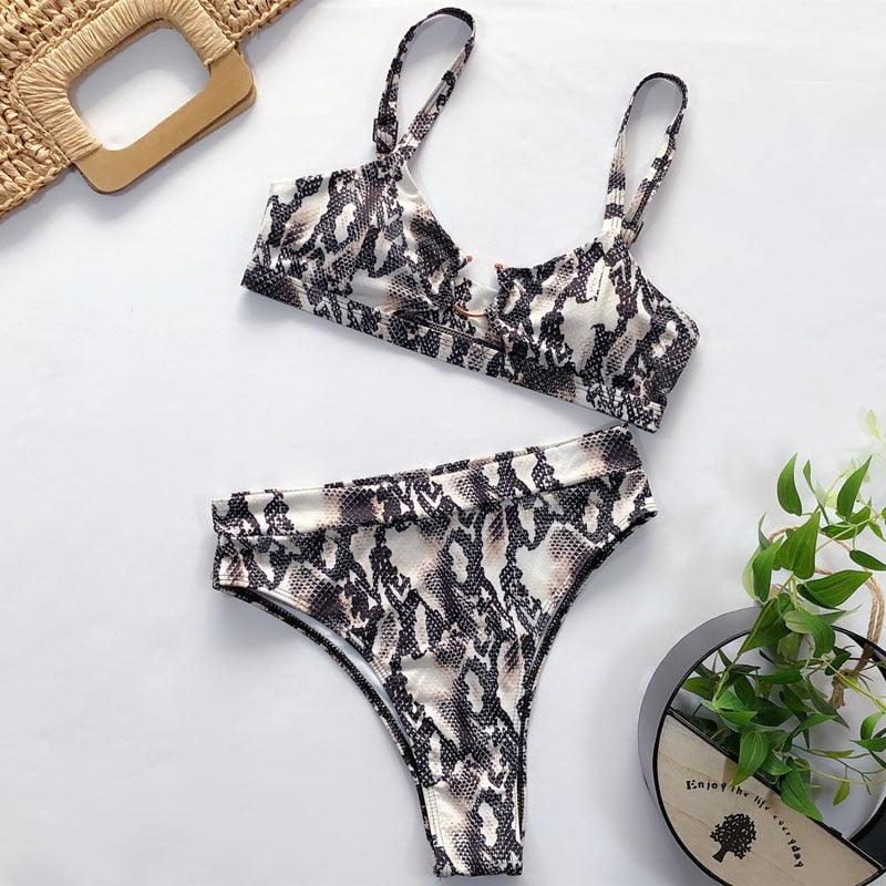 Women High Waist Bikini Swimsuit