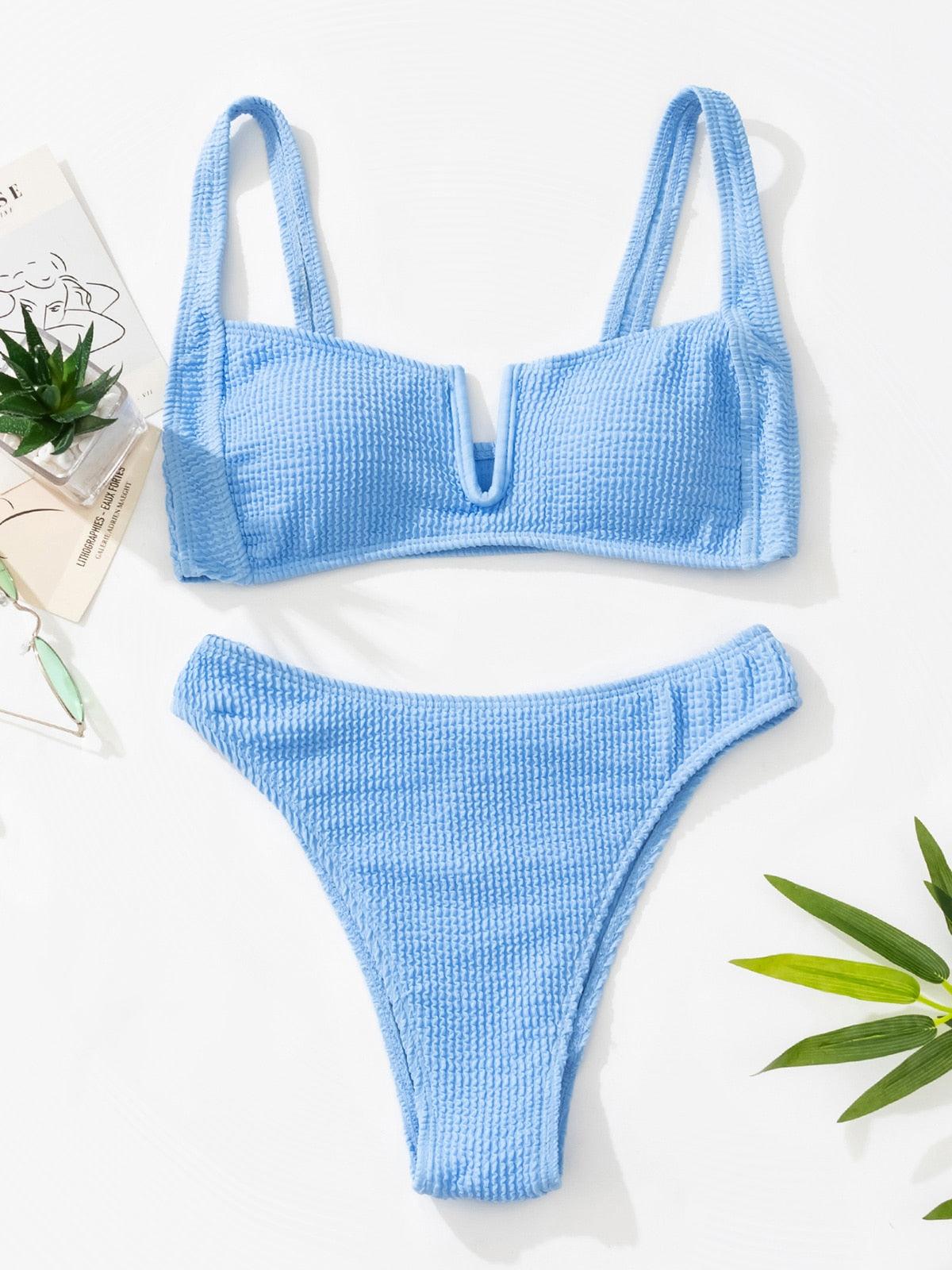Women High Waist Bikini Swimsuit