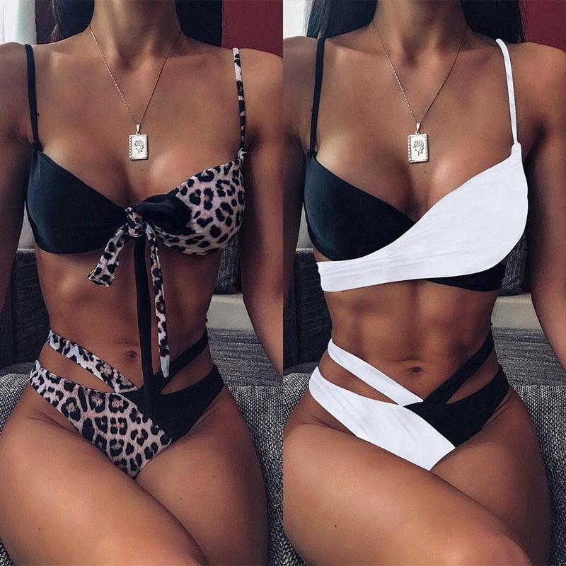 Women High Waist Bikini Swimsuit