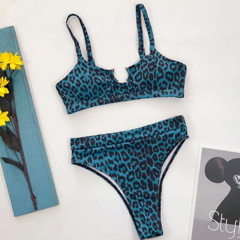 Women High Waist Bikini Swimsuit