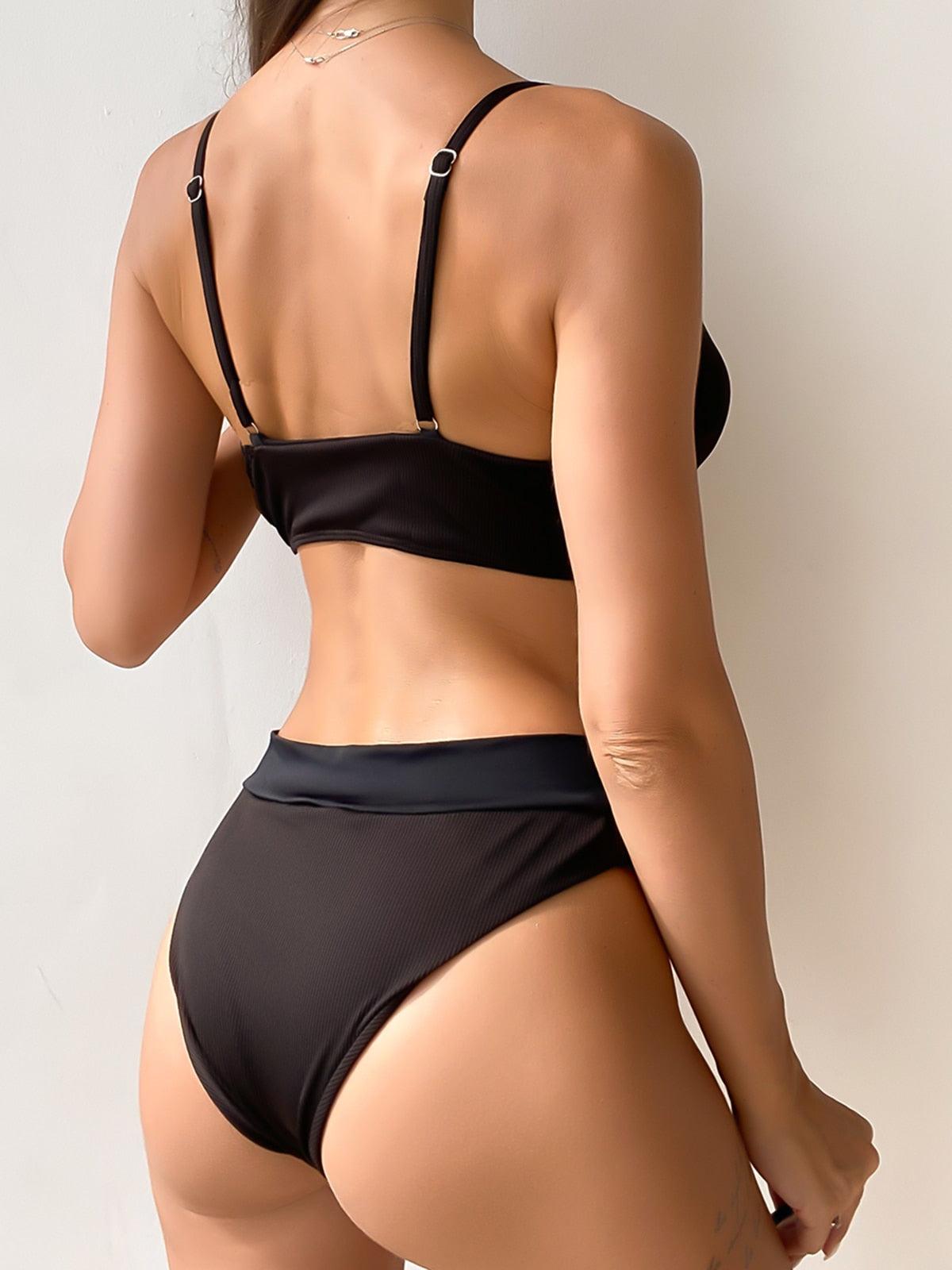 Women High Waist Bikini Swimsuit