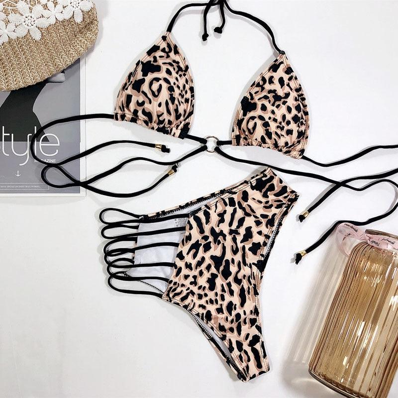 Women High Waist Bikini Swimsuit