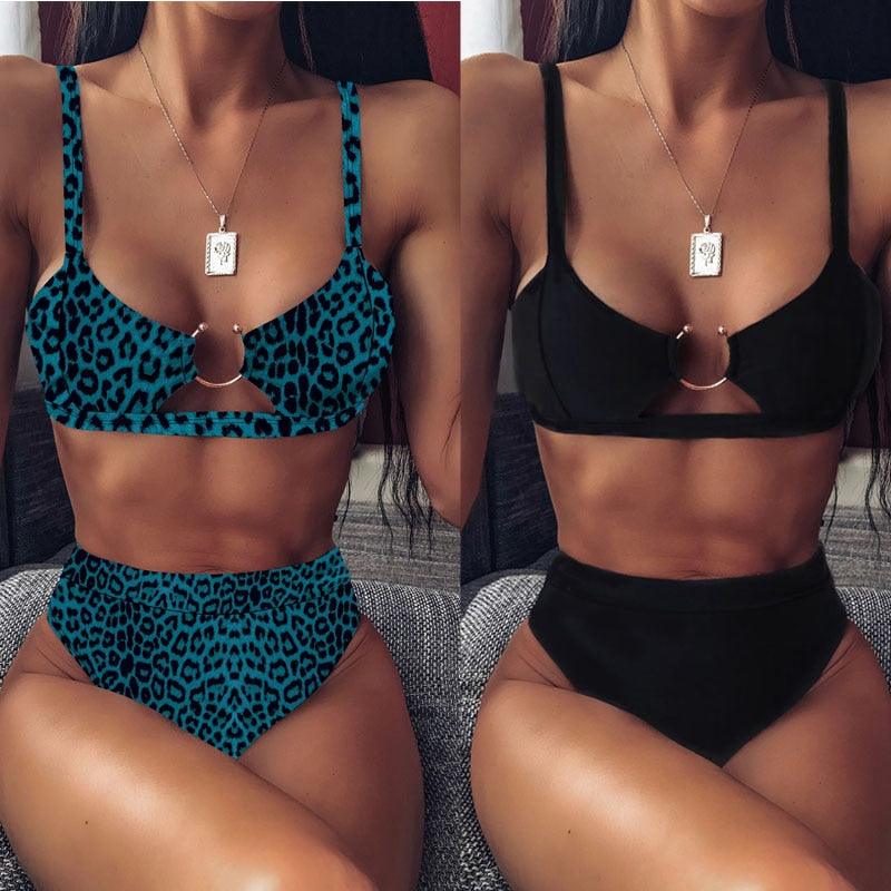 Women High Waist Bikini Swimsuit